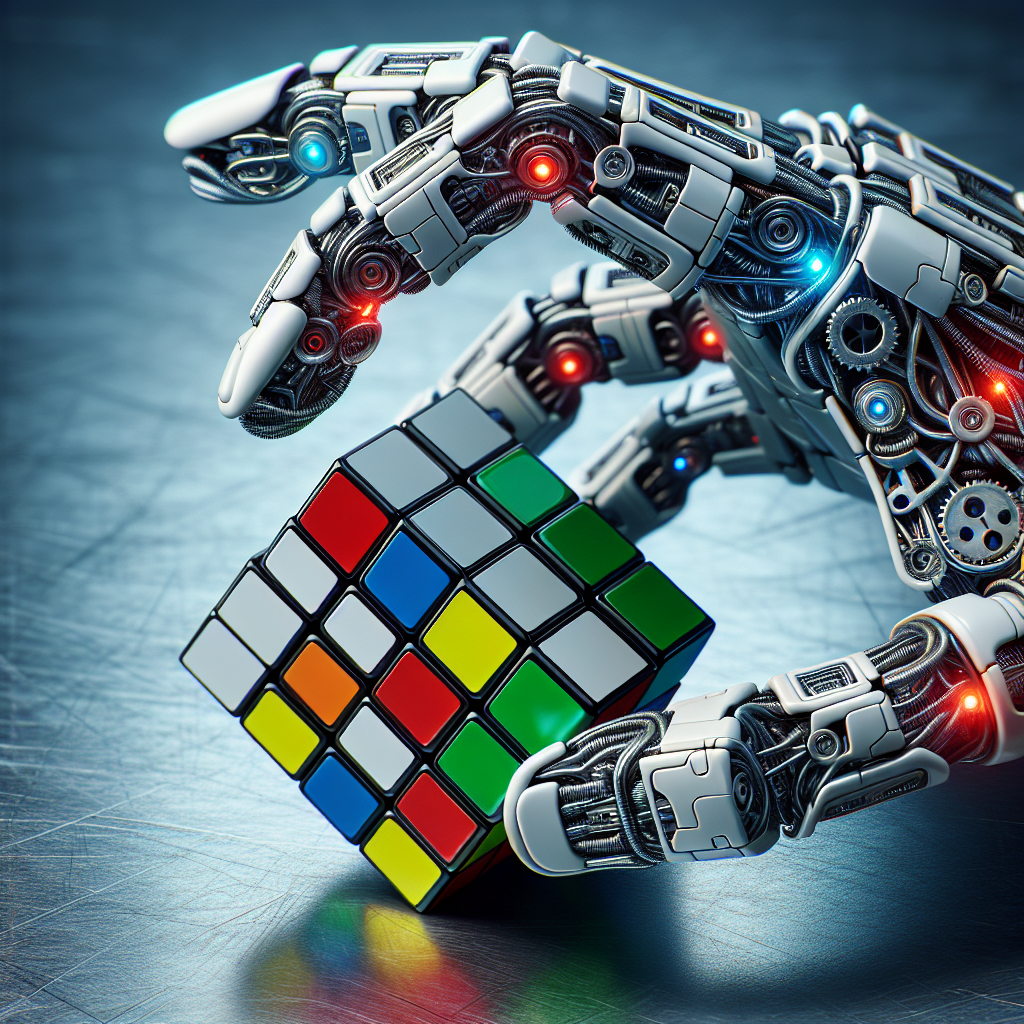 Solving Rubik’s Cube with a robot hand