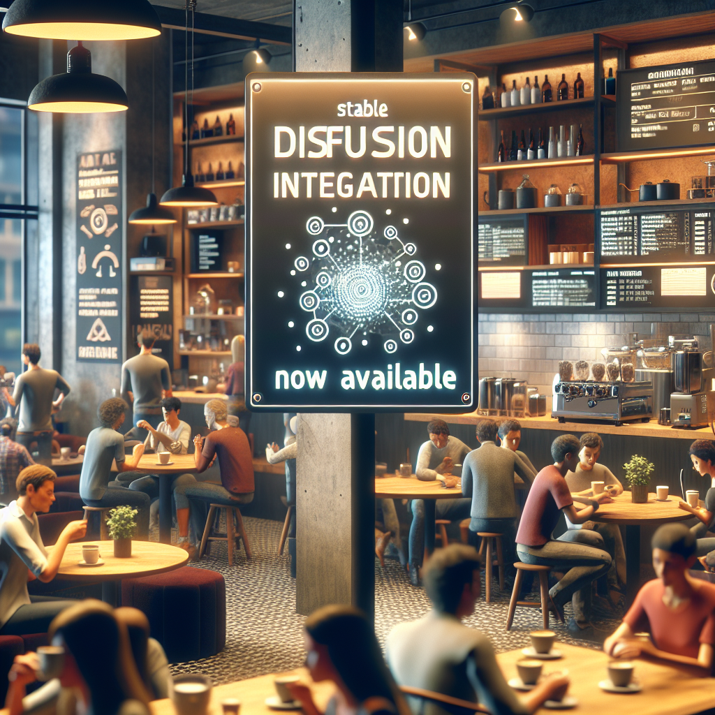 Stable Diffusion Integration is now available in AI Coffee Club