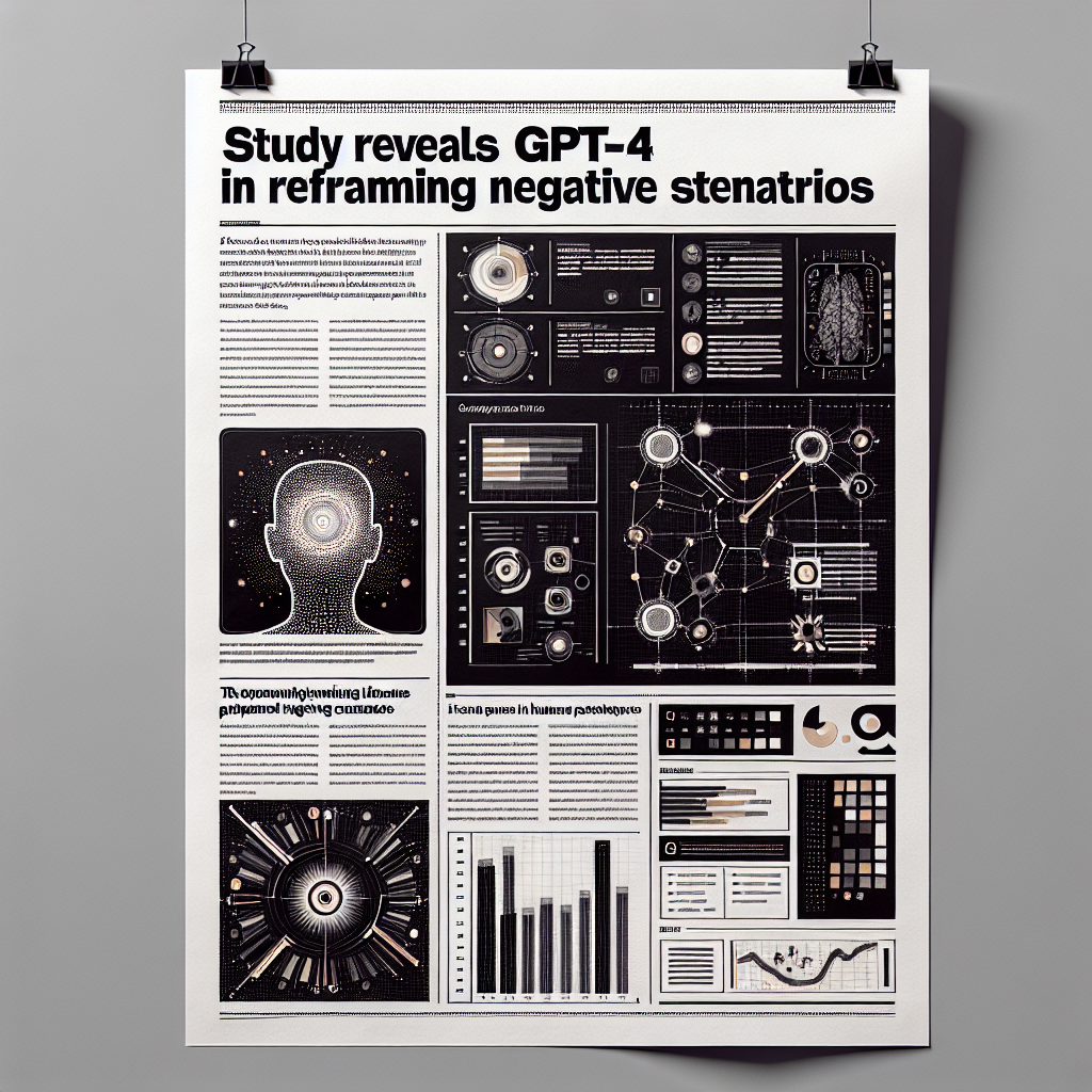 Study Reveals GPT-4 Surpasses Humans in Reframing Negative Scenarios
